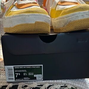 Nike Air Force 1 Fontanka - Summit White and Yellow